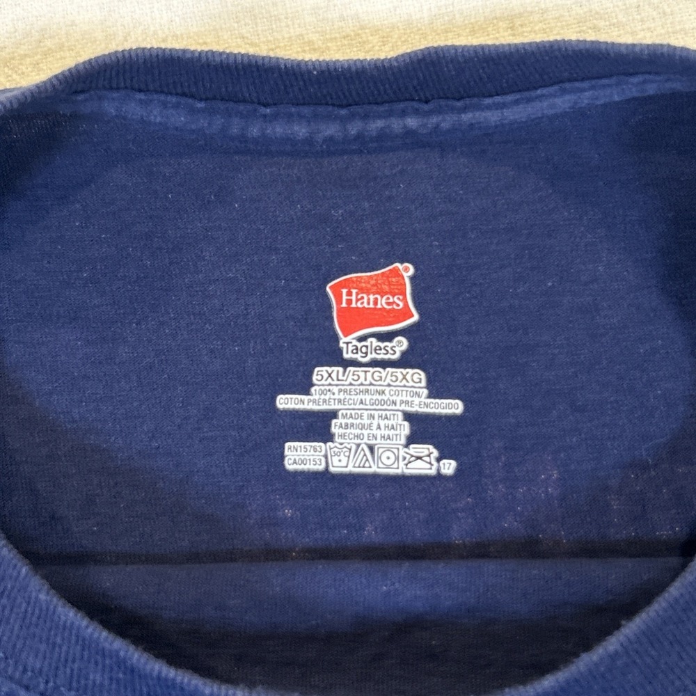 Big Dogs Men 5XL Authentic Blue Shirt Control Freak 100% Cotton Graphic Tee Y2K - Picture 7 of 11